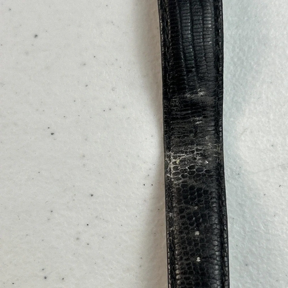 Brighton Women Square Face Milano Watch‎ and Black Leather Band Works